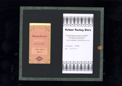 Picture, Helmar Brewing, Hockey Icers Card # 17, Didier PITRE, Sunset, red uniform with green leaf., Montreal Canadiens